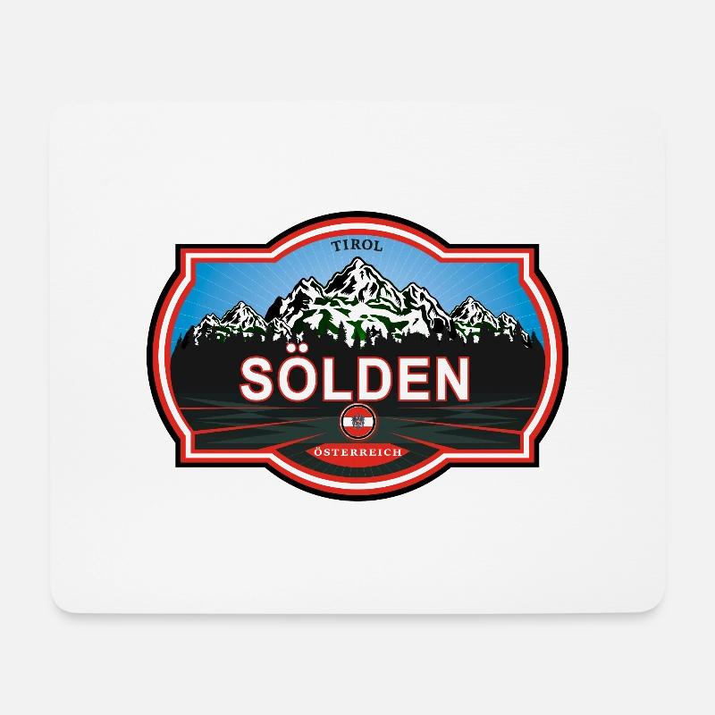 Sölden Österreich - Mouse Pad (horizontal) - white