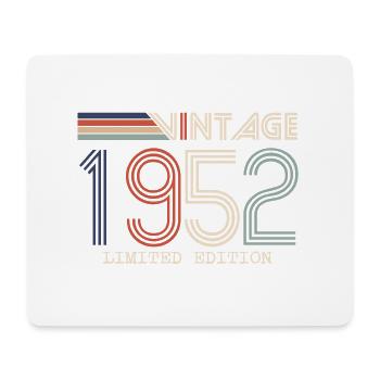 Vintage 1952 Cadeau Anniversaire - Millésime 1952 - Tapis de souris (format paysage) - blanc - Devant