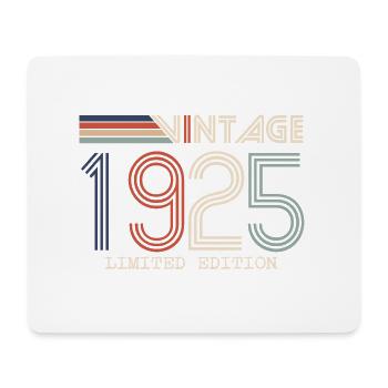 Vintage 1925 Jubiläumsgeschenk - Jahrgang 1925 - Mousepad (Querformat) - Weiß - Vorne