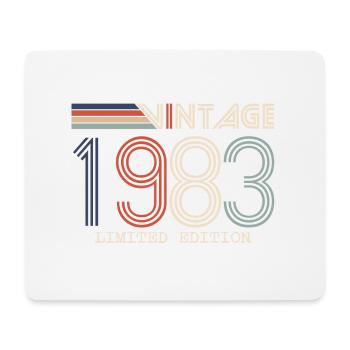 Vintage 1983 Anniversary Gift - Vintage 1983 - Mouse Pad (horizontal) - white - Front