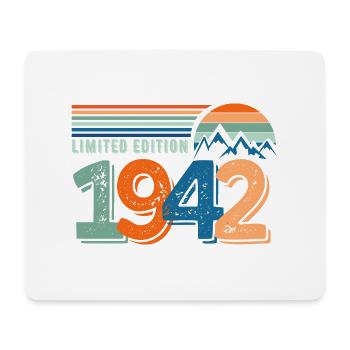 Limitierte Auflage 1942 - Mousepad (Querformat) - Weiß - Vorne