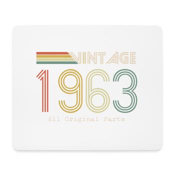 Epic and Legendary born in 1963: 61st anniversary - Mouse Pad (horizontal) - white - Front