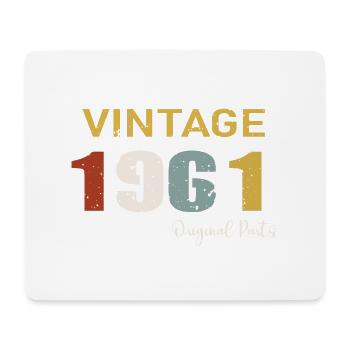 Original parts 1961 - 63 Years Anniversary Gift - Mouse Pad (horizontal) - white - Front