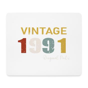 Original parts 1991 - 33 Year Anniversary Gift - Mouse Pad (horizontal) - white - Front