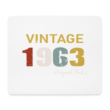 Original parts 1963 - Cadeau d Anniversaire 61 ans - Tapis de souris (format paysage) - blanc - Devant