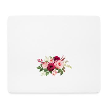 Bride Arrow Flower Bouquet - Mouse Pad (horizontal) - white - Front
