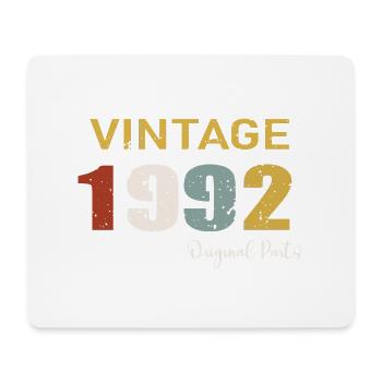 Originalteile 1992 - 32 Jahre Jubiläumsgeschenk - Mousepad (Querformat) - Weiß - Vorne