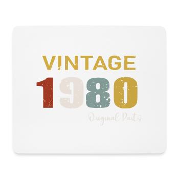 Original parts 1980 - 44th Anniversary Gift - Mouse Pad (horizontal) - white - Front