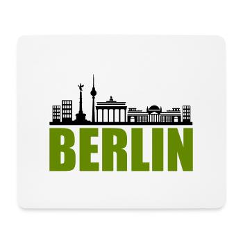 Horizon de Berlin - Tapis de souris (format paysage) - blanc - Devant