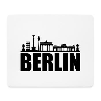 Horizon de Berlin - Tapis de souris (format paysage) - blanc - Devant