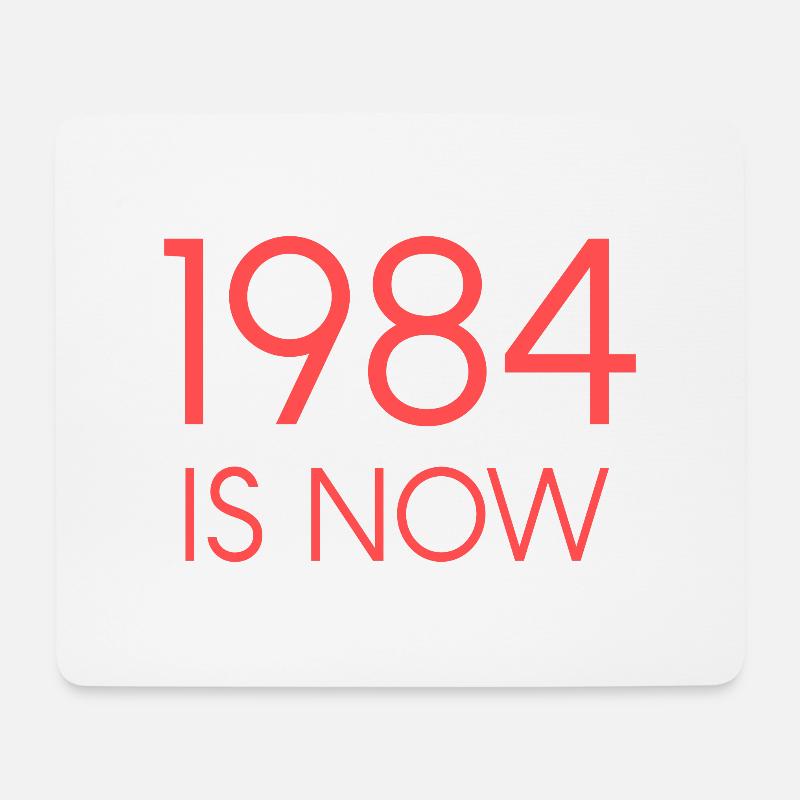 1984 IST JETZT - Mousepad (Querformat) - Weiß