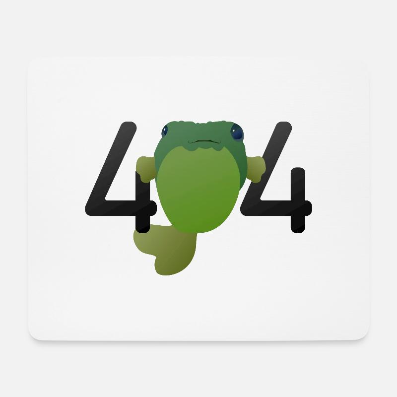 404 - Mousepad (Querformat) - Weiß