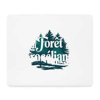 La Forêt de Brocéliande - Tapis de souris (format paysage) - blanc - Devant