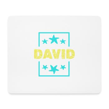 David David - Mousepad (Querformat) - Weiß - Vorne