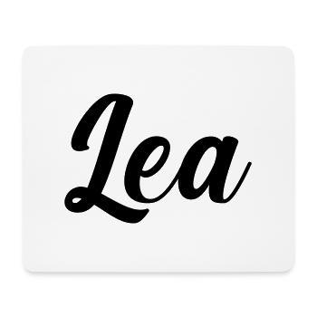 Lea Name - Mouse Pad (horizontal) - white - Front