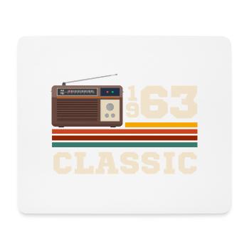 Anniversary 1963 retro classic - Mouse Pad (horizontal) - white - Front