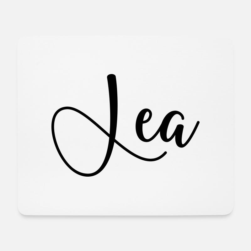 name lea - Mousepad (Querformat) - Weiß