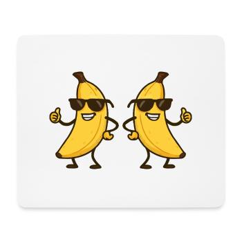Babane Bande Dessinée Cool 2 - Tapis de souris (format paysage) - blanc - Devant