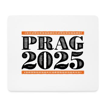 Prag 2025 - Mousepad (Querformat) - Weiß - Vorne