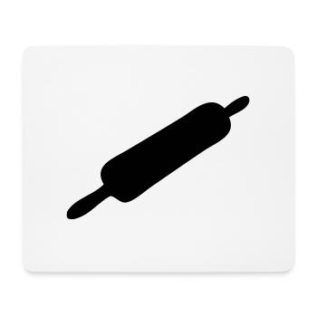 Bäcker Nudelholz - Mousepad (Querformat) - Weiß - Vorne