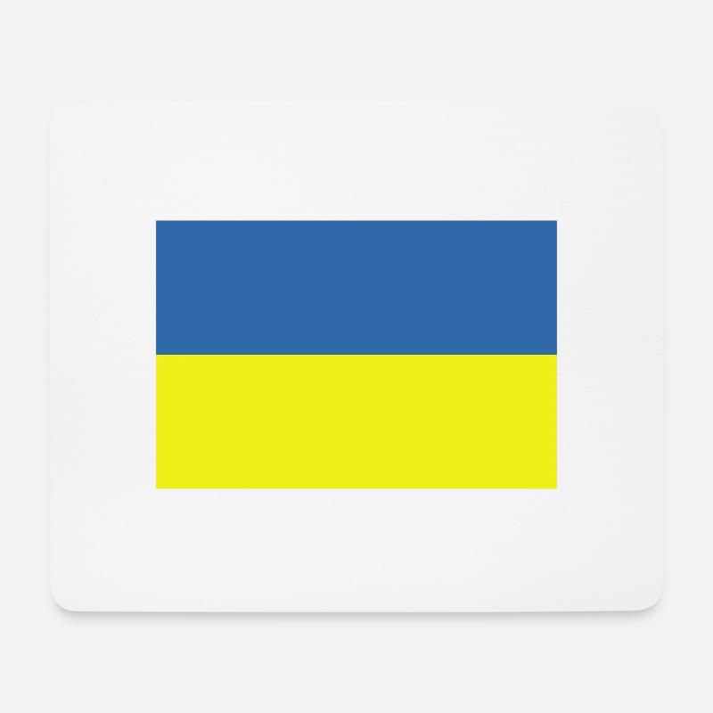 Ukraine - Mousepad (Querformat) - Weiß