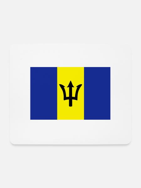 barbados - Mousepad (Querformat) - Weiß