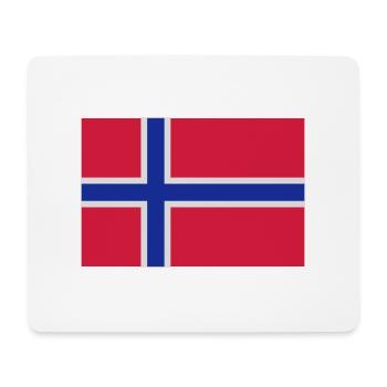 fahne_nor - Mouse Pad (horizontal) - white - Front
