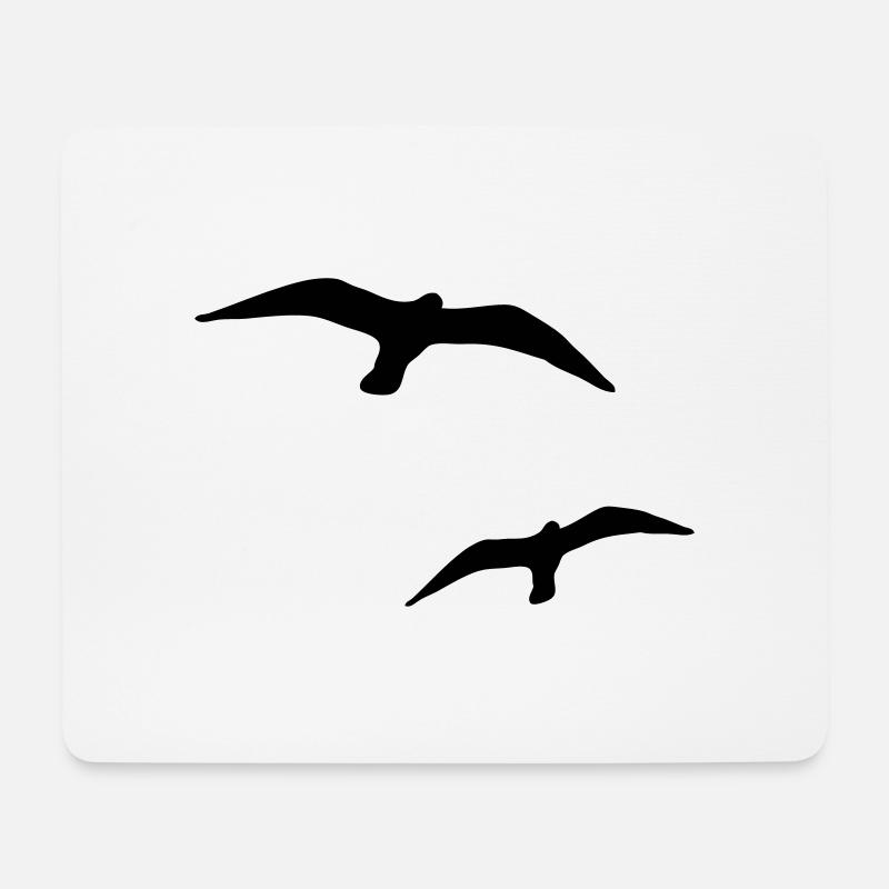 freedom 2 - Mousepad (Querformat) - Weiß