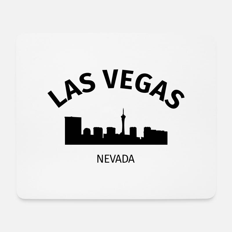Las Vegas - Mousepad (Querformat) - Weiß
