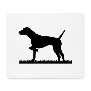 Deutsch Kurzhaar - Mousepad (Querformat) - Weiß - Vorne