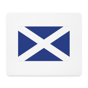 scotland flag - Tapis de souris (format paysage) - blanc - Devant