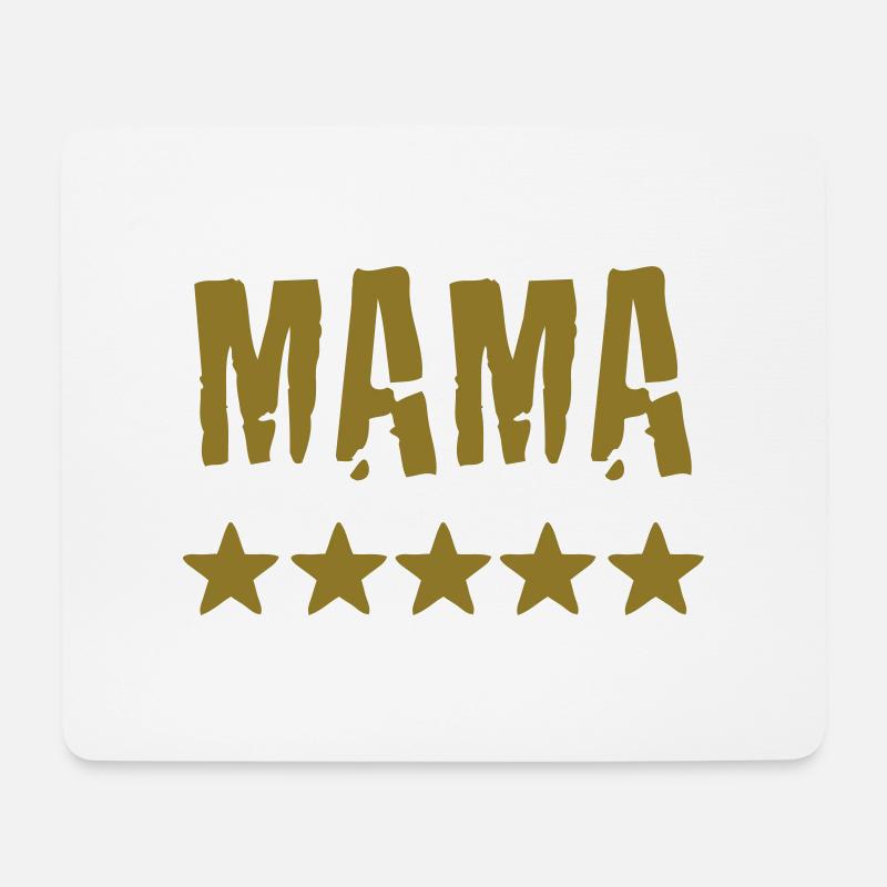 mama - Mouse Pad (horizontal) - white