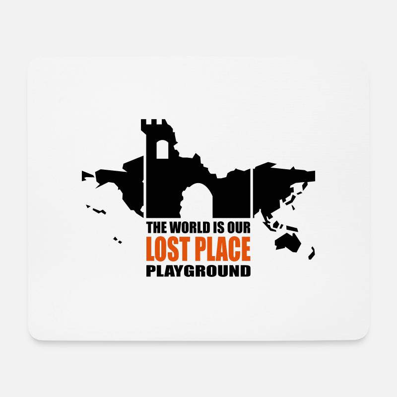 Lost Place - 2colors - 2011 - Mousepad (Querformat) - Weiß