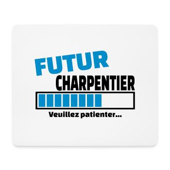 futur charpentier - Tapis de souris (format paysage) - blanc - Devant