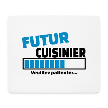futur cuisinier - Tapis de souris (format paysage) - blanc - Devant