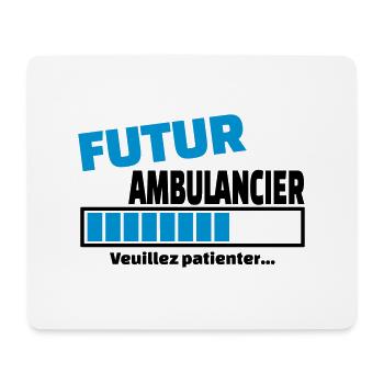 futur ambulancier - Tapis de souris (format paysage) - blanc - Devant