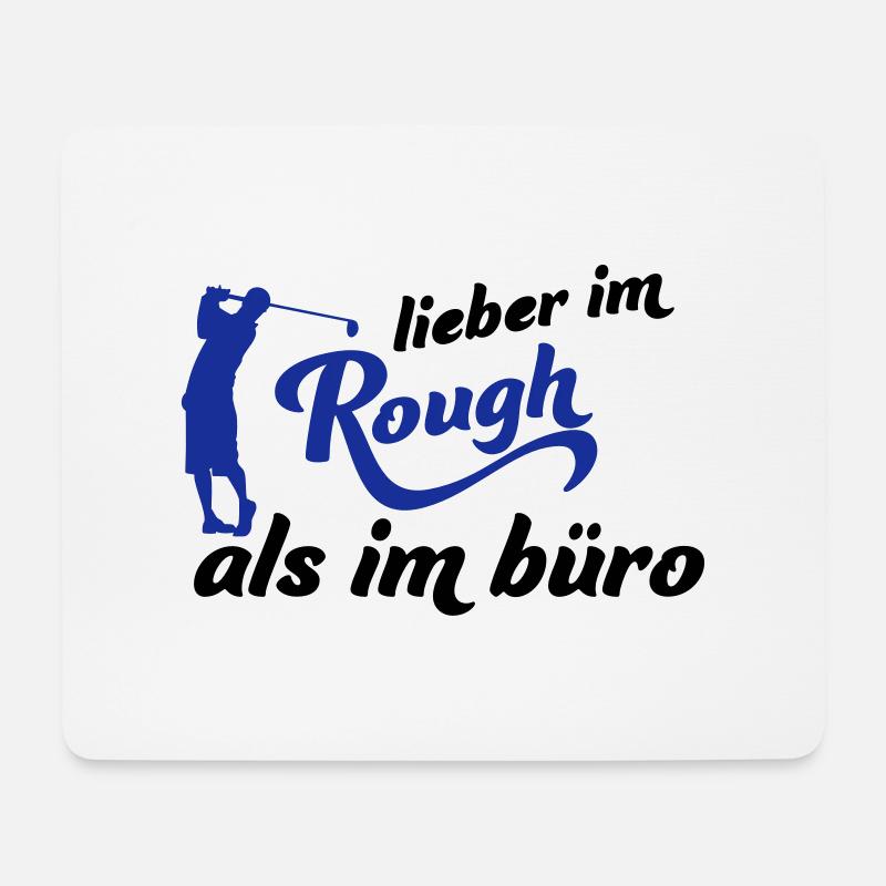 Golf - Mousepad (Querformat) - Weiß
