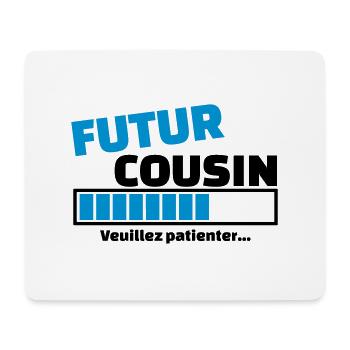 futur cousin - Tapis de souris (format paysage) - blanc - Devant