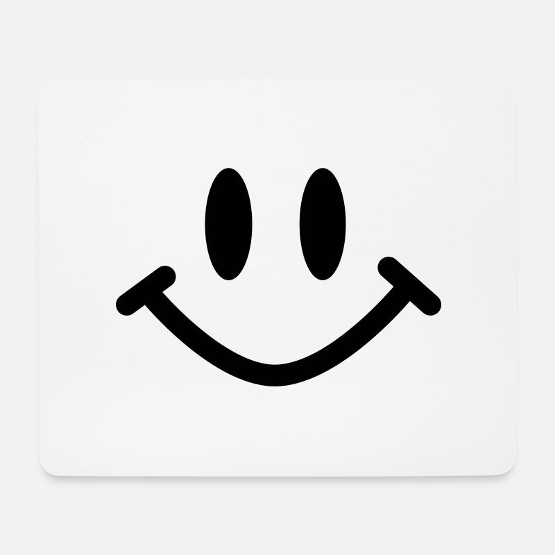 smiley - Mouse Pad (horizontal) - white
