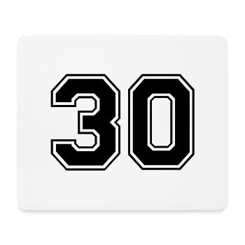 30 - Mouse Pad (horizontal) - white - Front