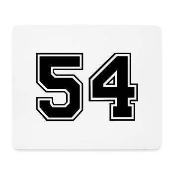 54 - Mouse Pad (horizontal) - white - Front