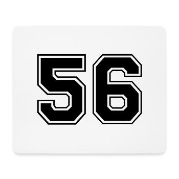 56 - Mouse Pad (horizontal) - white - Front