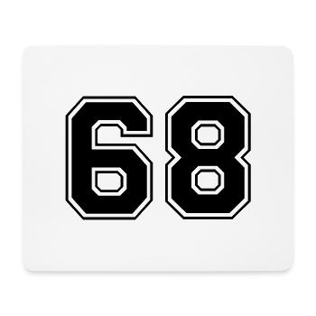68 - Mouse Pad (horizontal) - white - Front