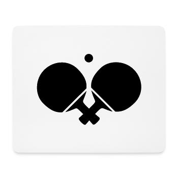 tischtennis_f1 - Tapis de souris (format paysage) - blanc - Devant