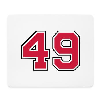 49__f2 - Mousepad (Querformat) - Weiß - Vorne