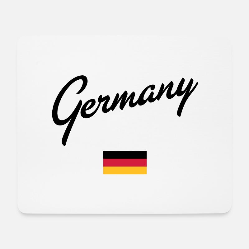 Allemagne - Tapis de souris (format paysage) - blanc