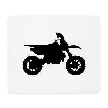 tr_moto - Tapis de souris (format paysage) - blanc - Devant