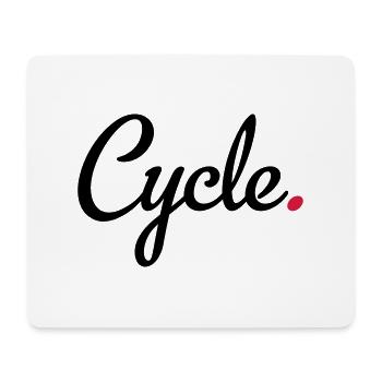 cycling - Mouse Pad (horizontal) - white - Front