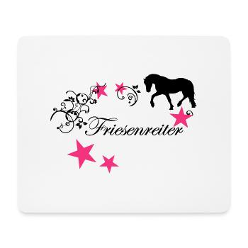 Fries tab - Mouse Pad (horizontal) - white - Front