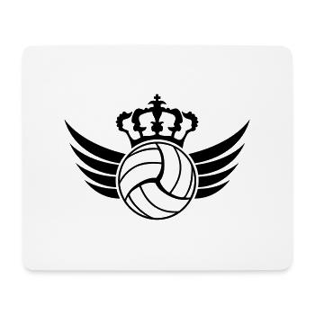 Volleyball Blazon Design - Mousepad (Querformat) - Weiß - Vorne